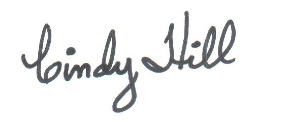 Signature of Cindy Hill, Rio Grande County Clerk