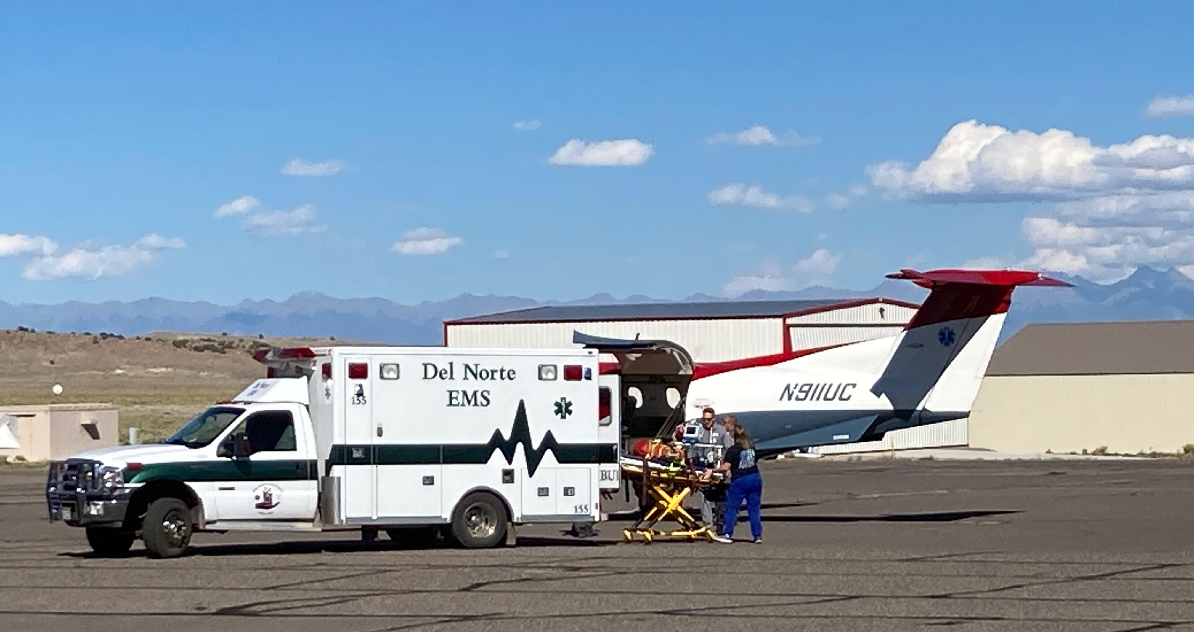 Del Norte Ambulance and UCH Air Ambulance 
